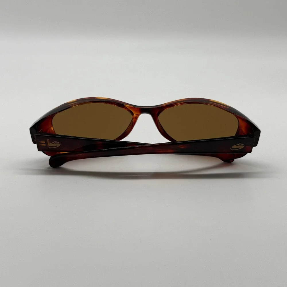 Smith Nice Doggie Sunglasses Womens Tortoise Brown Vintage Lens Wrap Oval
